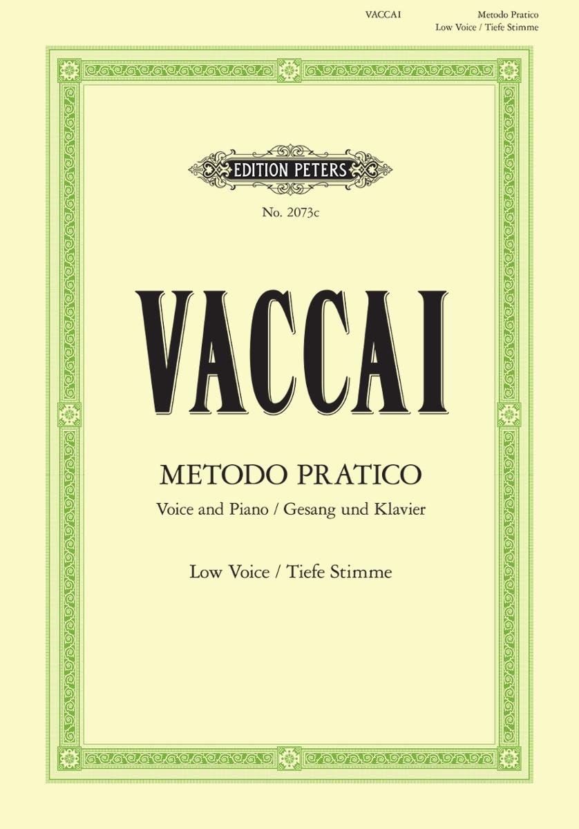 Vaccai: Metodo Pratico - Low Voice published by Peters (Book Only)