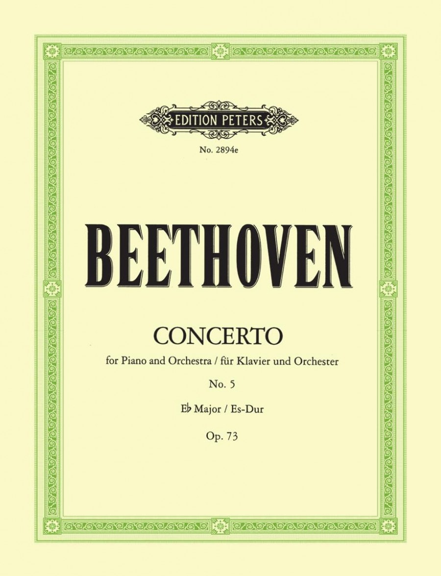 Beethoven: Piano Concerto No.5 in Eb EMPEROR published by Peters Edition