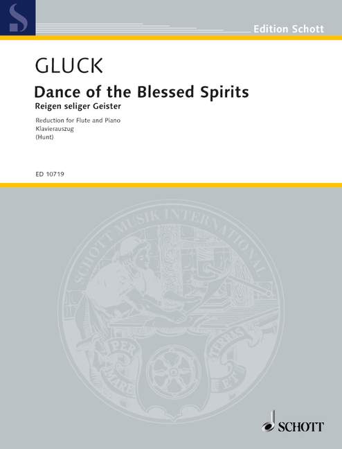 Gluck: Dance of the Blessed Spirits for Flute published by Schott
