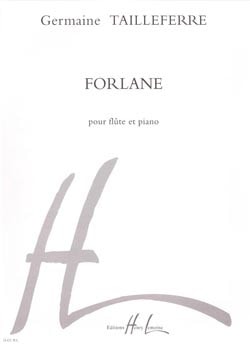 Tailleferre: Forlane for Flute published by Lemoine