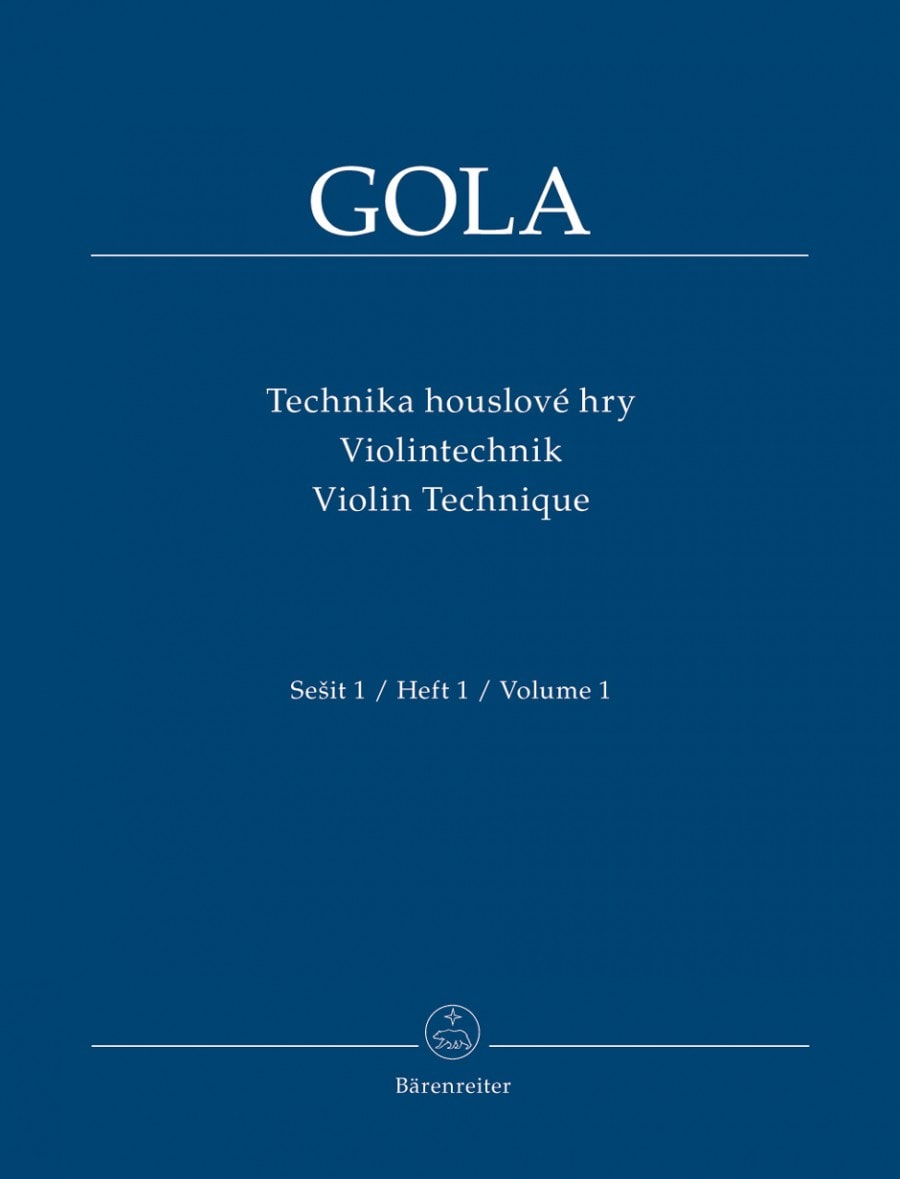 Gola: Violin Technique Volume 1 published by Barenreiter