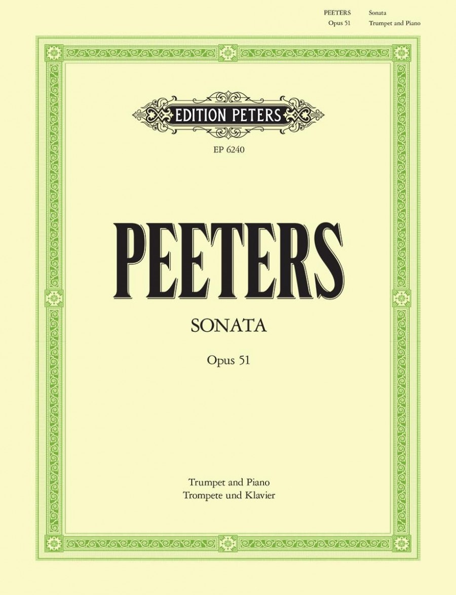 Peeters: Sonata for Trumpet published by Peters Edition