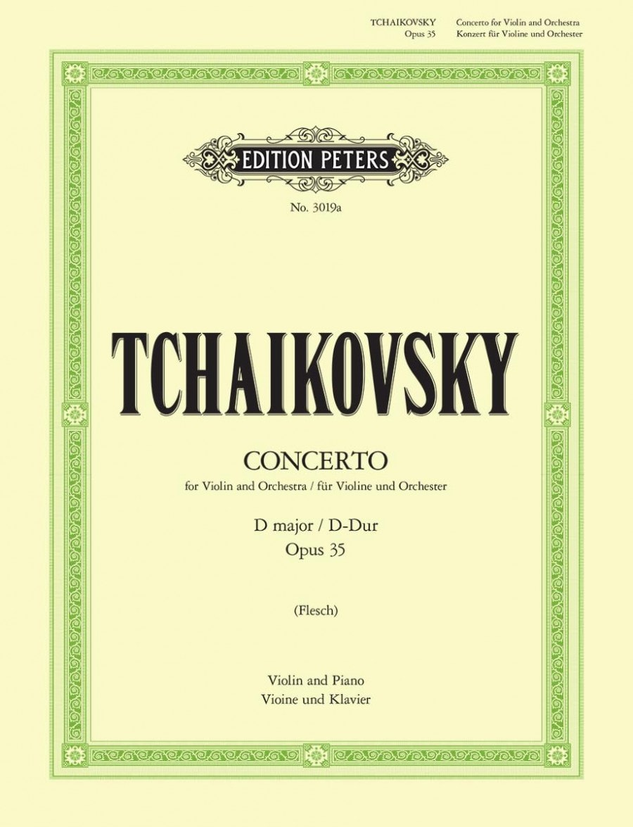 Tchaikovsky: Concerto in D Opus 35 for Violin published by Peters Edition