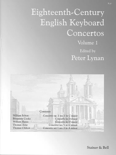 Eighteenth-Century English Keyboard Concertos Volume 1 published by Stainer & Bell