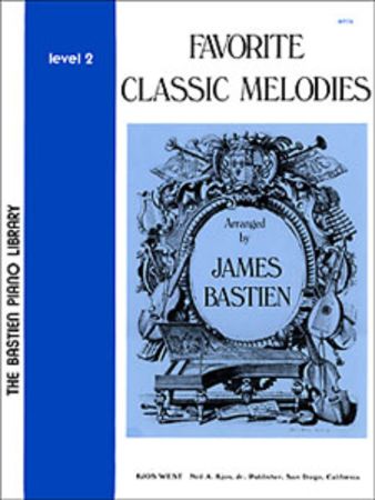 Bastien Favourite Classic Melodies Level 2 for Piano published by KJOS