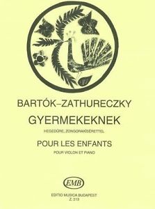 Bartok: For Children for Violin published by EMB