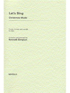 Let's Sing Christmas Music SSA published by Novello
