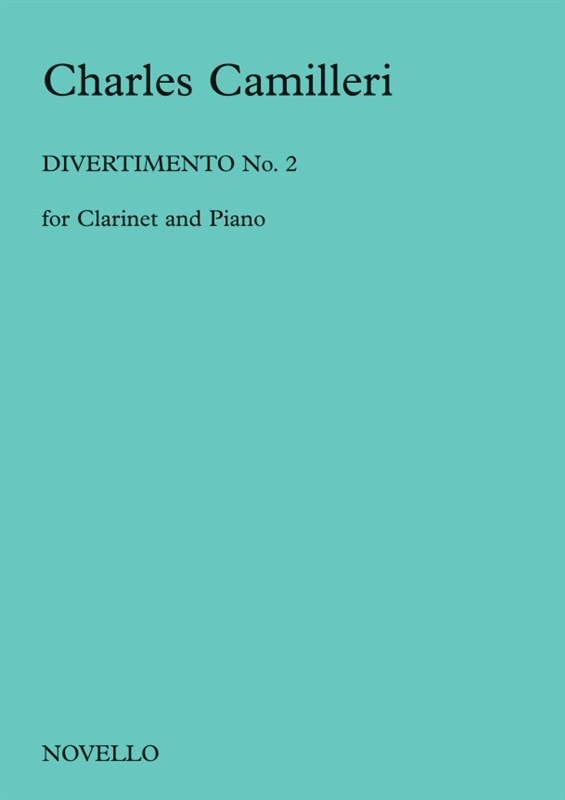 Camilleri: Divertimento No.2 for Clarinet published by Novello