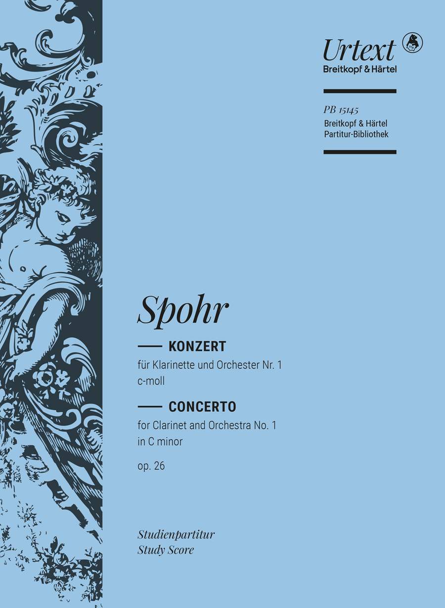 Spohr: Clarinet Concerto No. 1 in C minor op. 26 (Study Score) published by Breitkopf