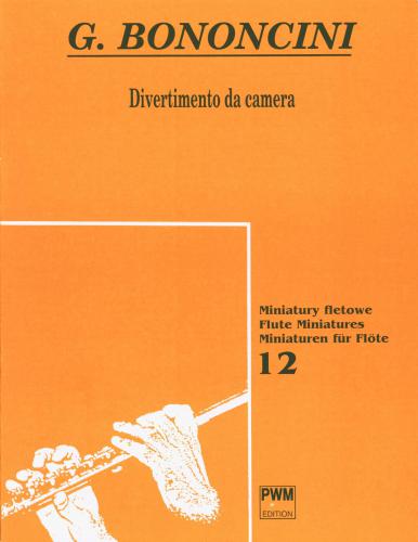 Bononcini: Divertimento Da Camera for Flute published by PWM