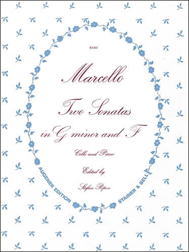 Marcello: Sonatas in G minor & F for Cello published by Stainer & Bell