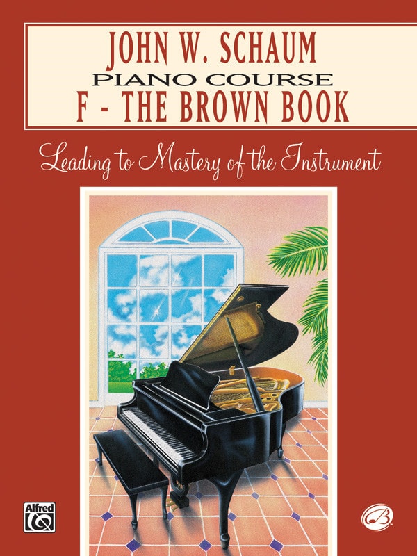Schaum Piano Course Book F (Brown) published by Alfred