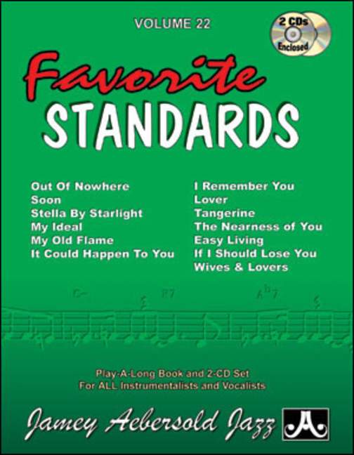 Aebersold 22: Favourite Standards for All Instruments (Book & CD)