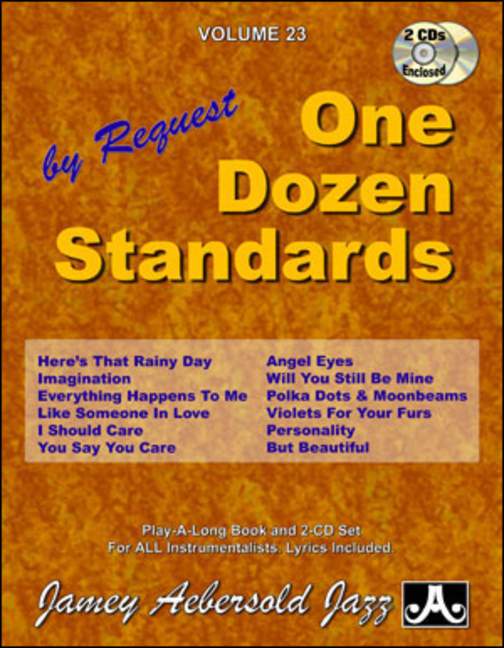 Aebersold 23: One Dozen Standards All Instruments (Book & CD)