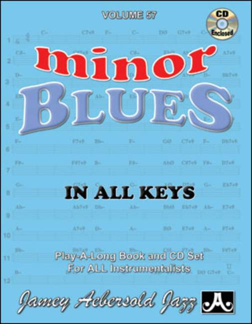 Aebersold 57: Minor Blues In All Keys for All Instruments (Book & CD)