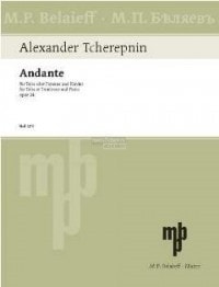 Tcherepnin: Andante for Tuba published by Belaieff