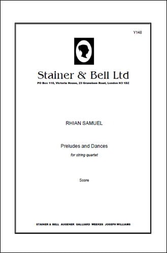 Samuel: Preludes and Dances for String Quartet published by Stainer & Bell
