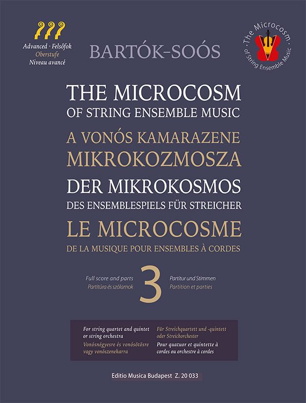 Bartok: Microcosm of String Ensemble Music 3 published by EMB