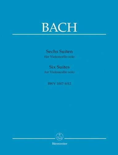 Bach: 6 Solo Suites for Cello published by Barenreiter
