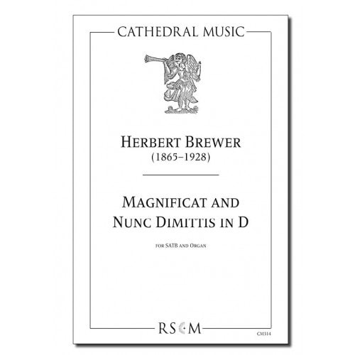 Brewer: Magnificat & Nunc Dimittis in D SATB published by Cathedral Music