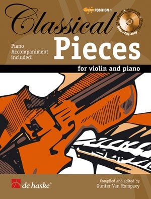 Classical Pieces for Violin published by de Haske (Book & CD)