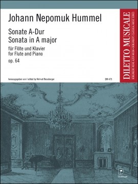 Hummel: Sonata in A Opus 64 for Flute published by Doblinger