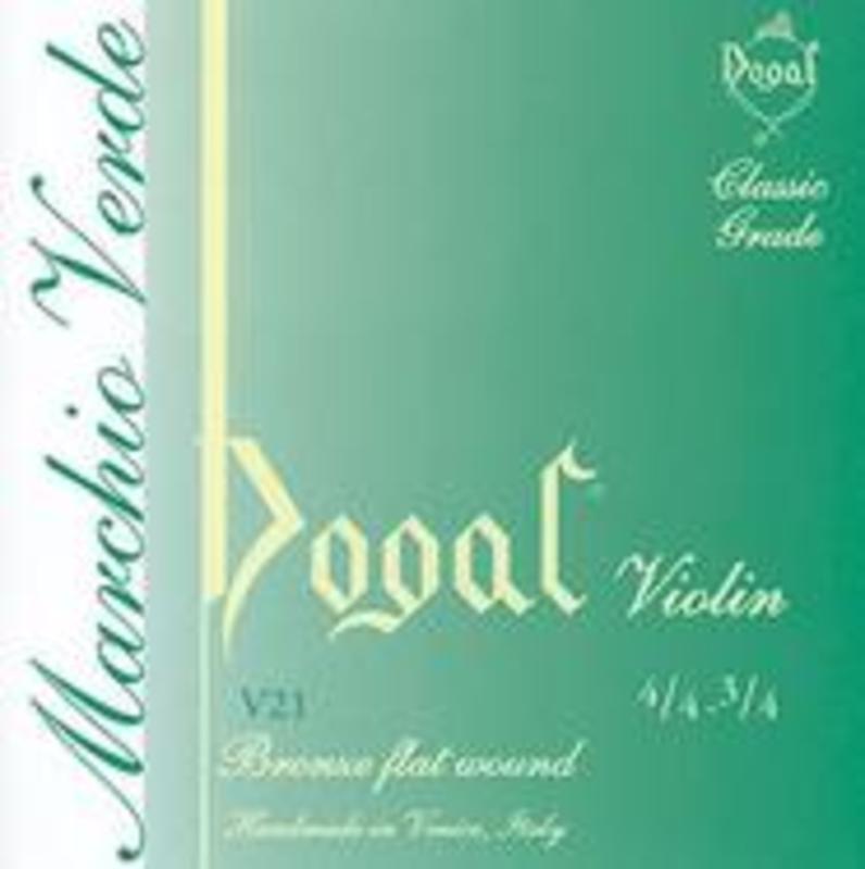 Dogal Green Label Violin D String - 1/4 & 1/2 Size