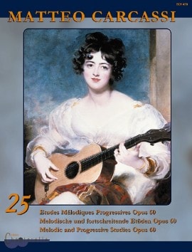 Carcassi: 25 Etudes Melodiques Progressives Opus 60 for Guitar published by Chanterelle