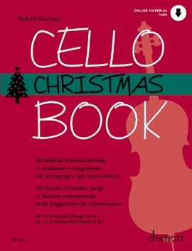 Cello Christmas Book published by Schott (Book/Online Audio)