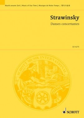 Stravinsky: Danses concertantes (Study Score) published by Schott