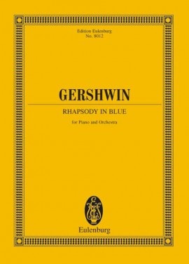 Gershwin: Rhapsody in Blue (Study Score) published by Eulenburg
