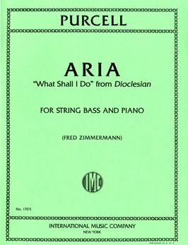 Purcell: Aria for Double Bass published by IMC