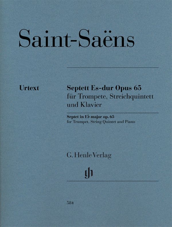 Saint-Saens: Septet Opus 65 published by Henle