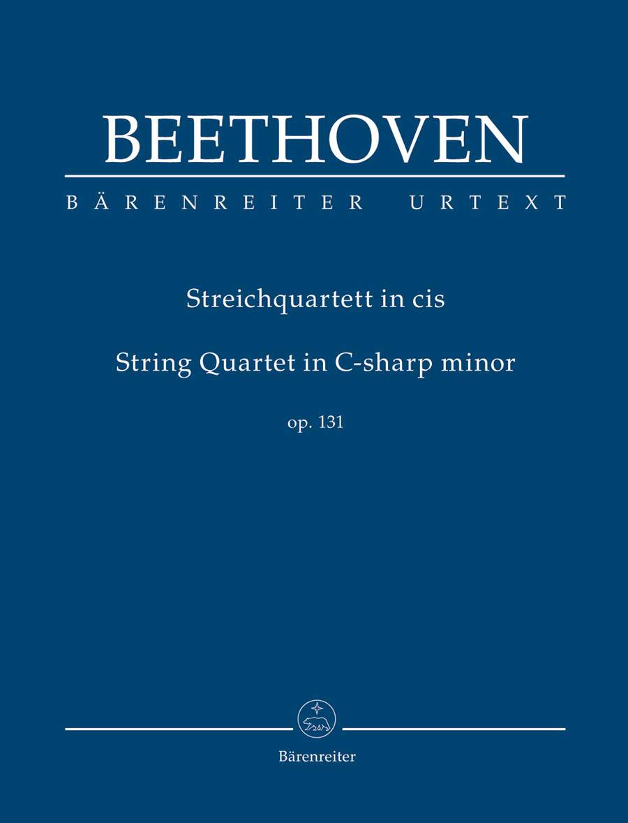 Beethoven: String Quartet C# minor Opus 131 (Study Score) published by Barenreiter