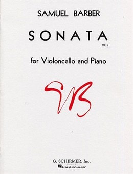 Barber: Sonata Opus 6 for Cello published by Schirmer