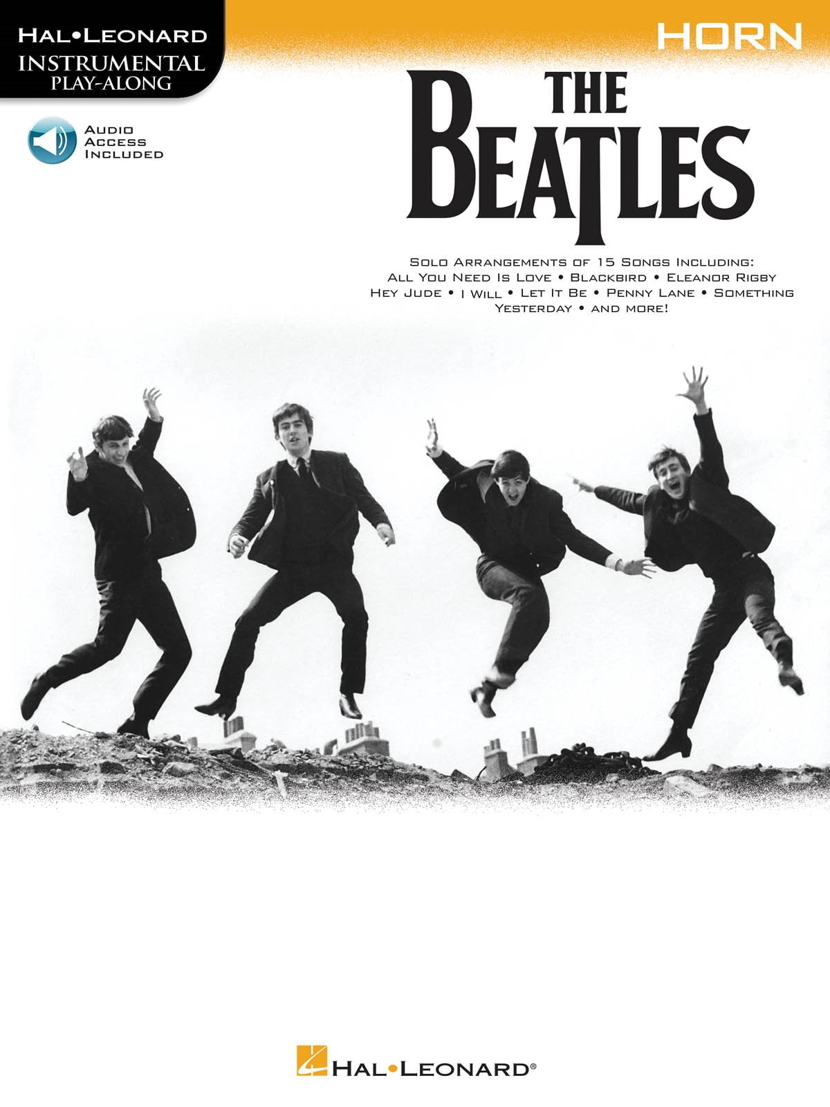 The Beatles - Horn published by Hal Leonard (Book/Online Audio)