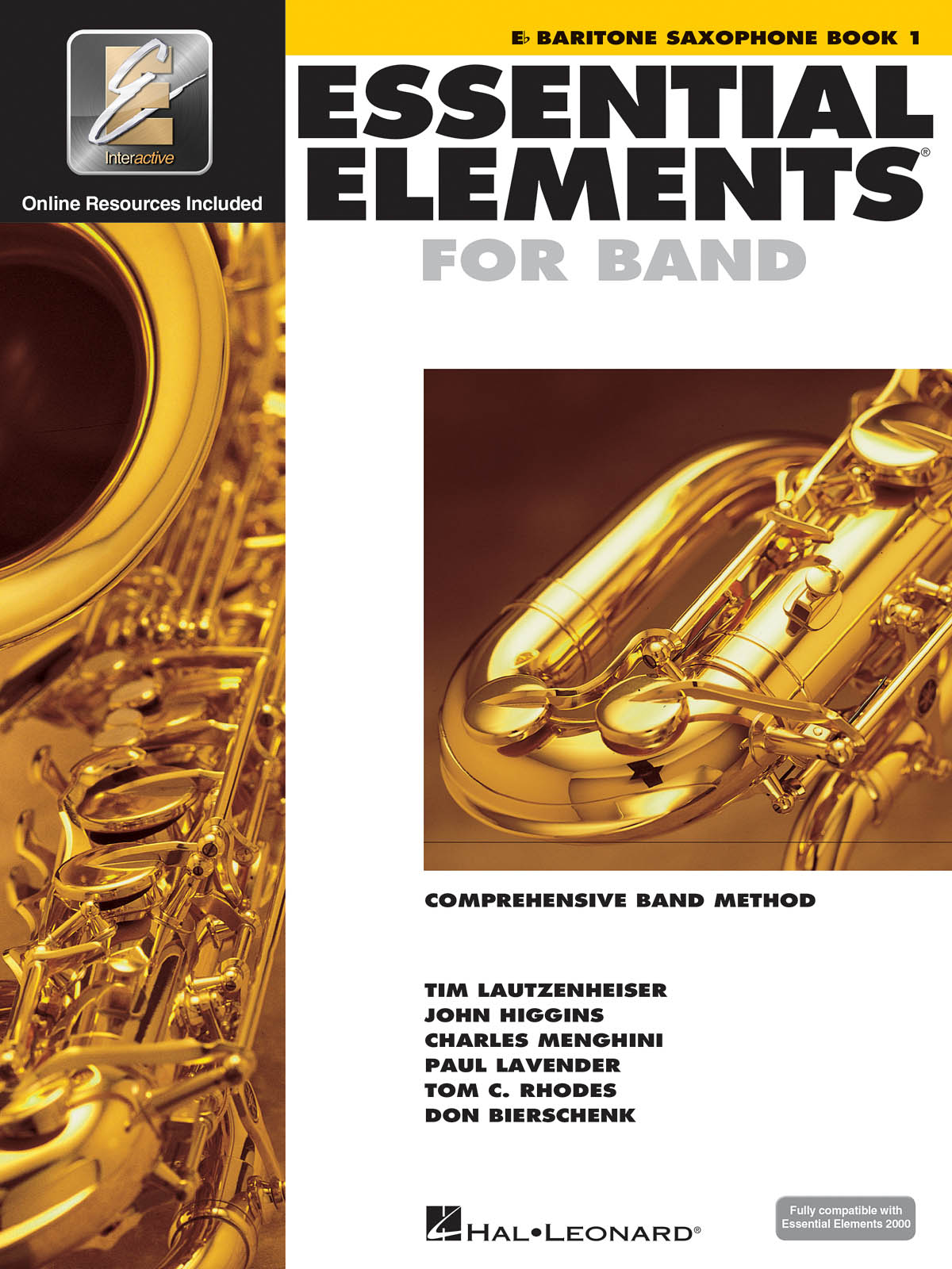 Essential Elements for Band  Book 1 with EEi for Baritone Saxophone published by Hal Leonard