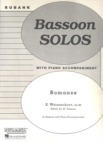 Weissenborn: Romanze for Bassoon published by Rubank