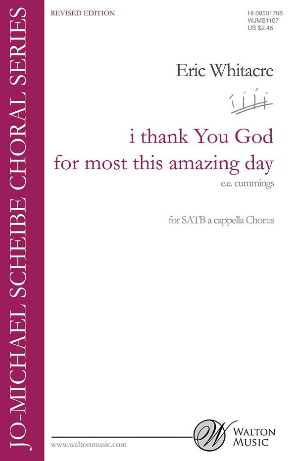 Whitacre: I Thank You God For This Most Amazing Day (Revised Edition) published by Walton