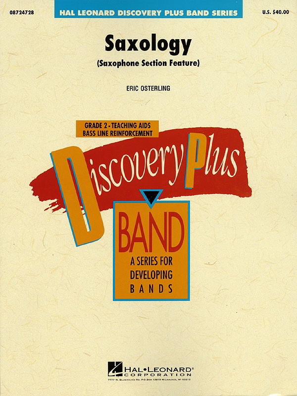 Saxology - Discovery Plus Concert Band published by Hal Leonard