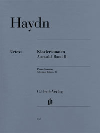 Haydn: Selected Piano Sonatas Volume 2 published by Henle