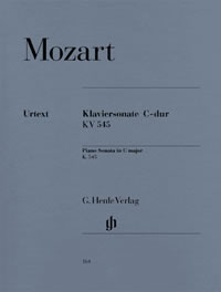 Mozart: Sonata in C K545 for Piano published by Henle