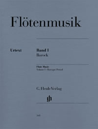 Flute Music Volume 1 Baroque Period published by Henle