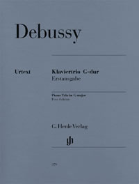 Debussy: Piano Trio in G (First Edition) published by Henle