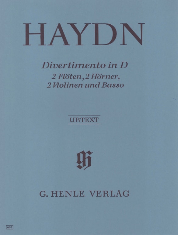 Haydn: Divertimento in D major Hob. II:8 published by Henle