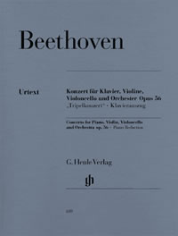 Beethoven: Triple Concerto in C Opus 56 published by Henle