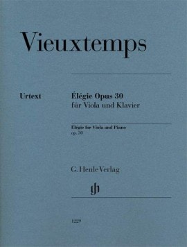 Vieuxtemps: Elegie Opus 30 for Viola published by Henle