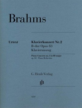 Brahms: Piano Concerto No.2 in Bb Major Opus 83 published by Henle