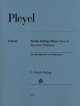 Pleyel: 6 Little Duets Opus 8 for Violin published by Henle