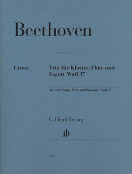 Beethoven: Flute Trio in G WoO 37 published by Henle